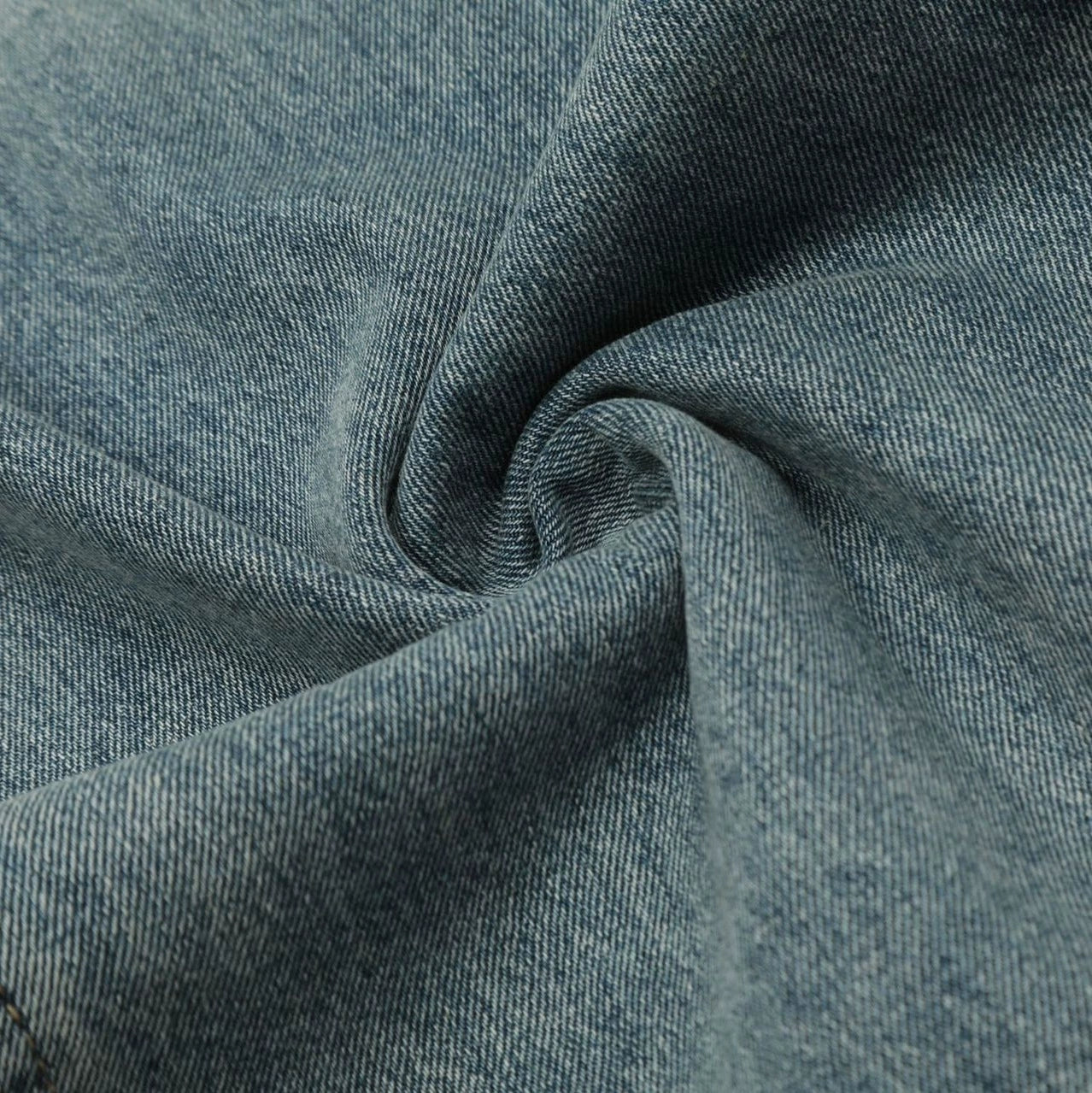 Fashion workwear jeans high street embroidery loose wide pants