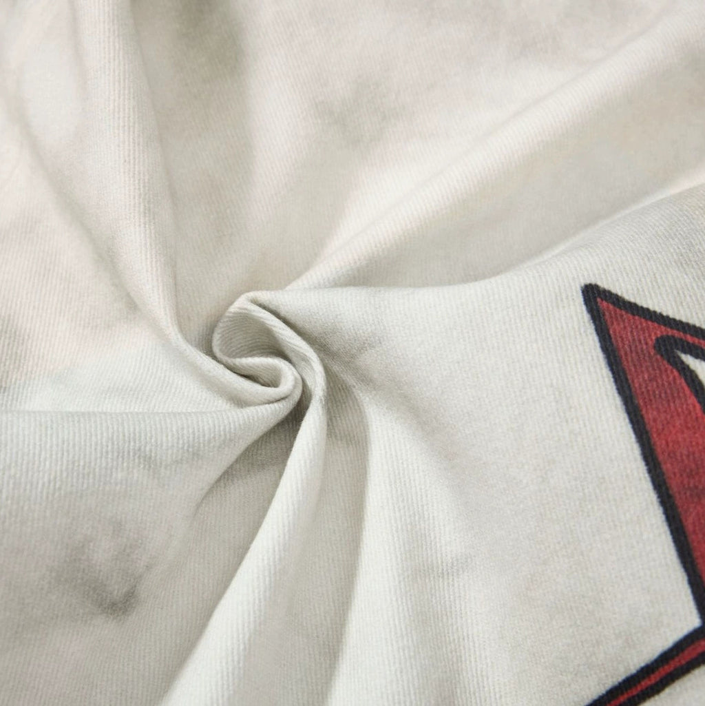 Fashion workwear jeans high street embroidery loose wide pants